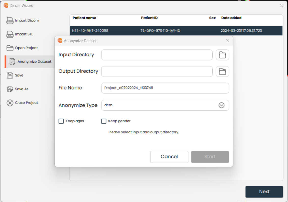 Specify Anonymization Details