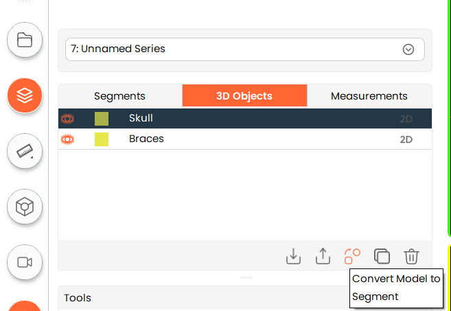 Convert Model to Segment