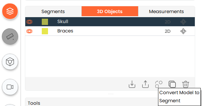 Convert Model to Segment