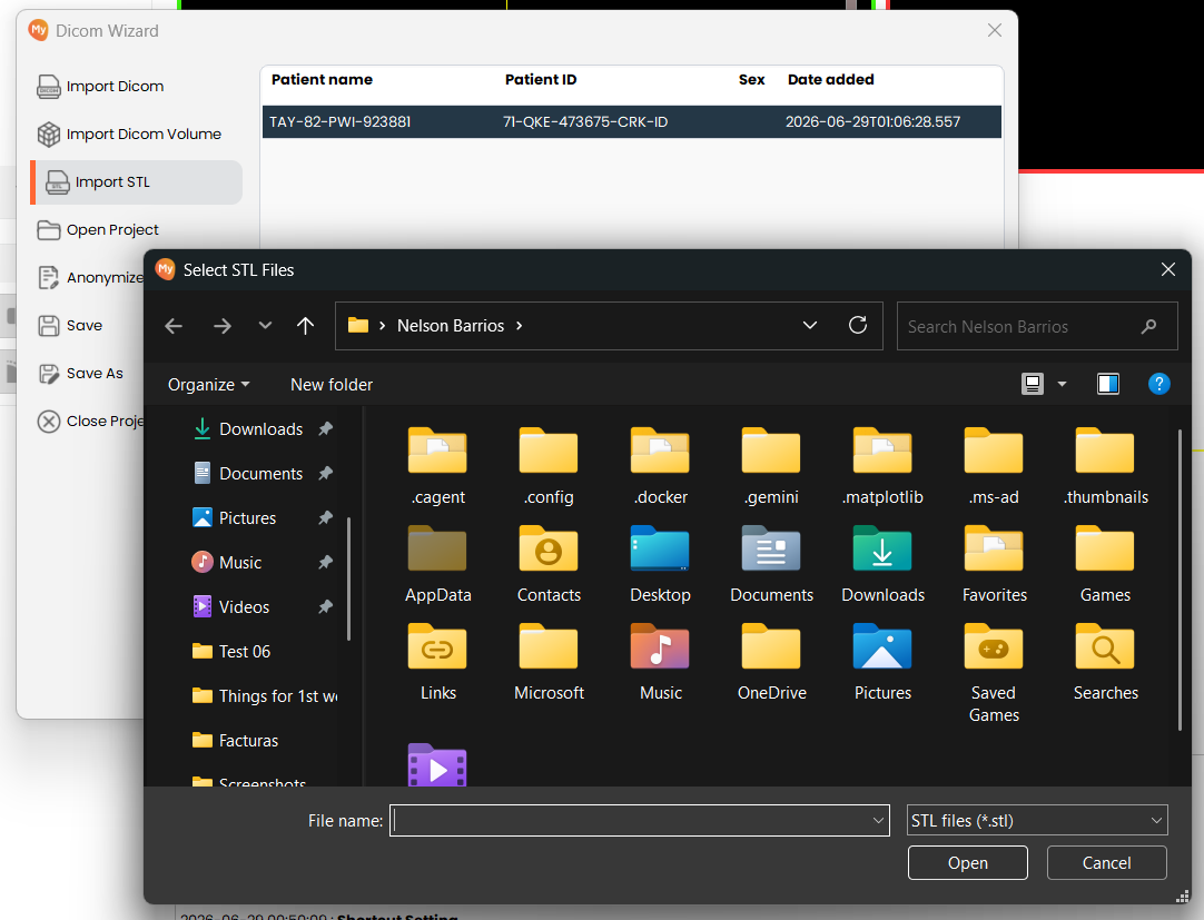 Select STL Files