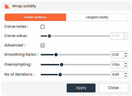 Wrap Solidify Tool